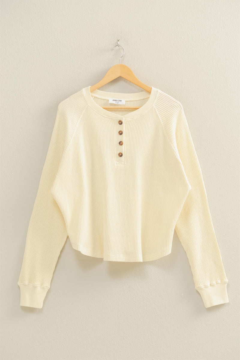 The Everyday Waffle Henley