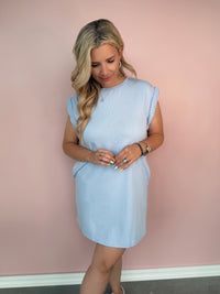 Effortlessly You Braided Sleeve Dress