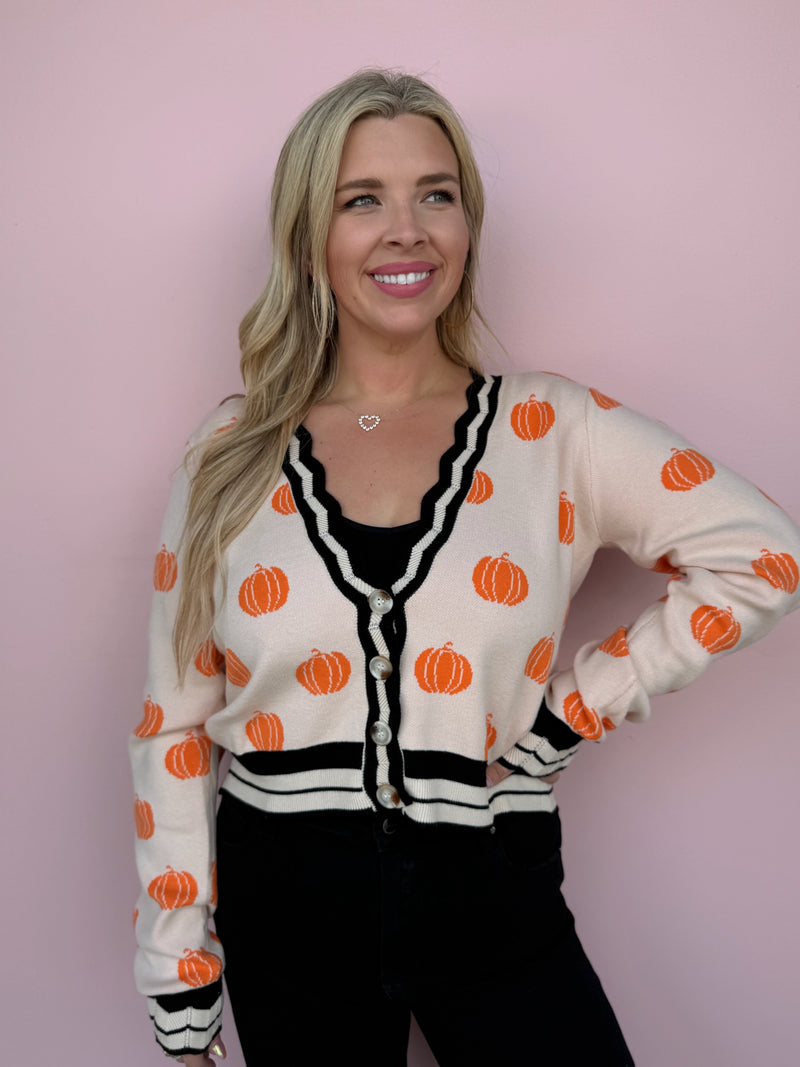 Pumpkin Patch Charm Cardigan