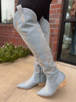 Veronica Denim Boots