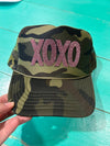 XOXO Rhinestone Trucker