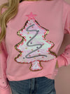 Sparkle & Pearl Christmas Tree Sweatshirt