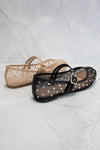 Mesh Mary Jane Flats