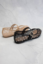 Mesh Mary Jane Flats