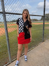 Checkerboard Baseball Jersey