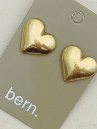 Puffy Heart Stud