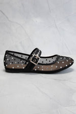 Mesh Mary Jane Flats