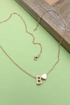 Heartfelt Initial Pendant Necklace