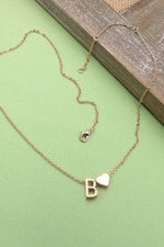 Heartfelt Initial Pendant Necklace