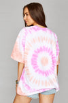 Tweety Don't Funk With My Heart Tie Dye Graphic Tee