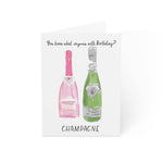 Champagne Birthday Card
