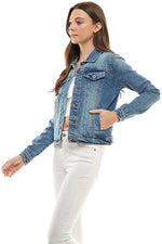 City Chic Structured Denim Jacket