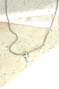 Petite Classic Cross Necklace
