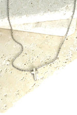 Petite Classic Cross Necklace
