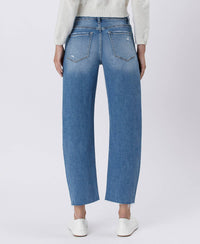 High Rise Barrel Jeans