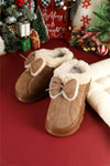 Bow & Snuggle Platform Clogs