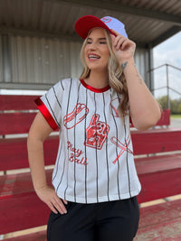Play Ball Sequin Tee