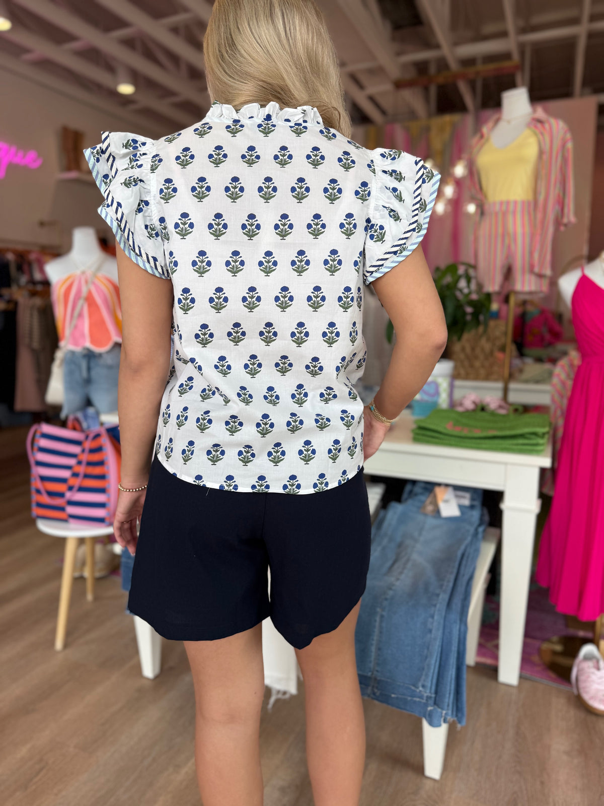 The Harbor Bloom Top