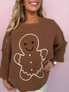 Gingerbread Cozy Plush Sweater