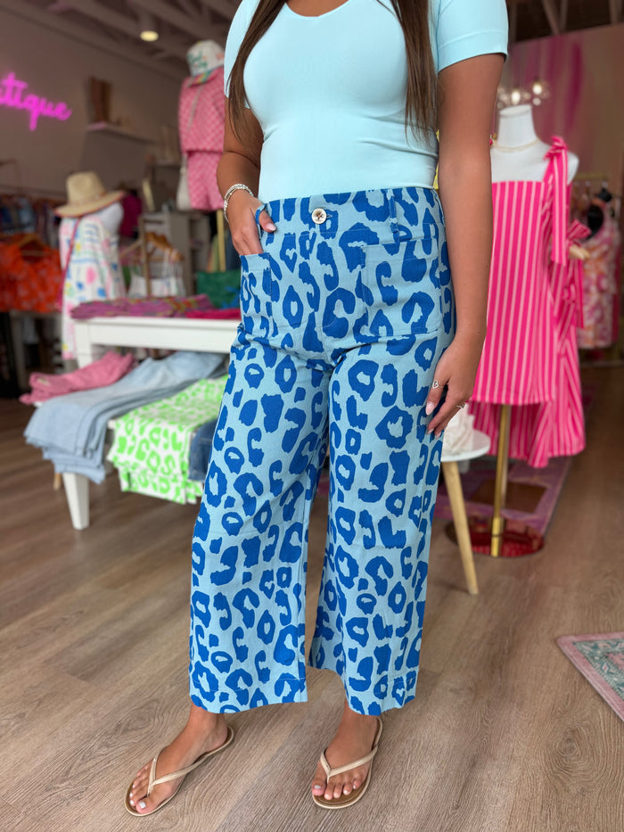 Colette Cropped Wide-Leg Pants