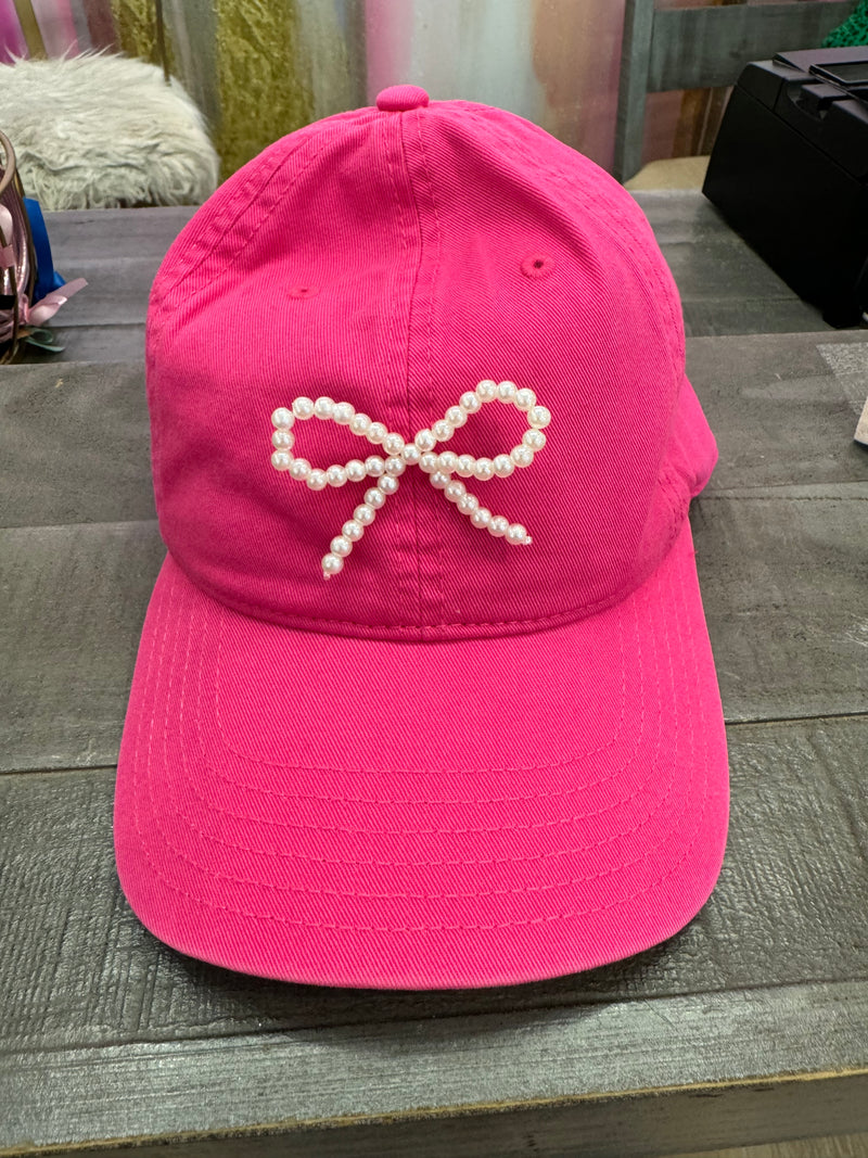 Pearl Bow Baseball Cap