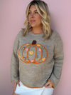 Harvest Blooms Pumpkin Sweater