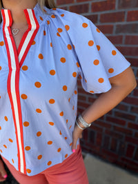 Citrus Social Top 🍊💙