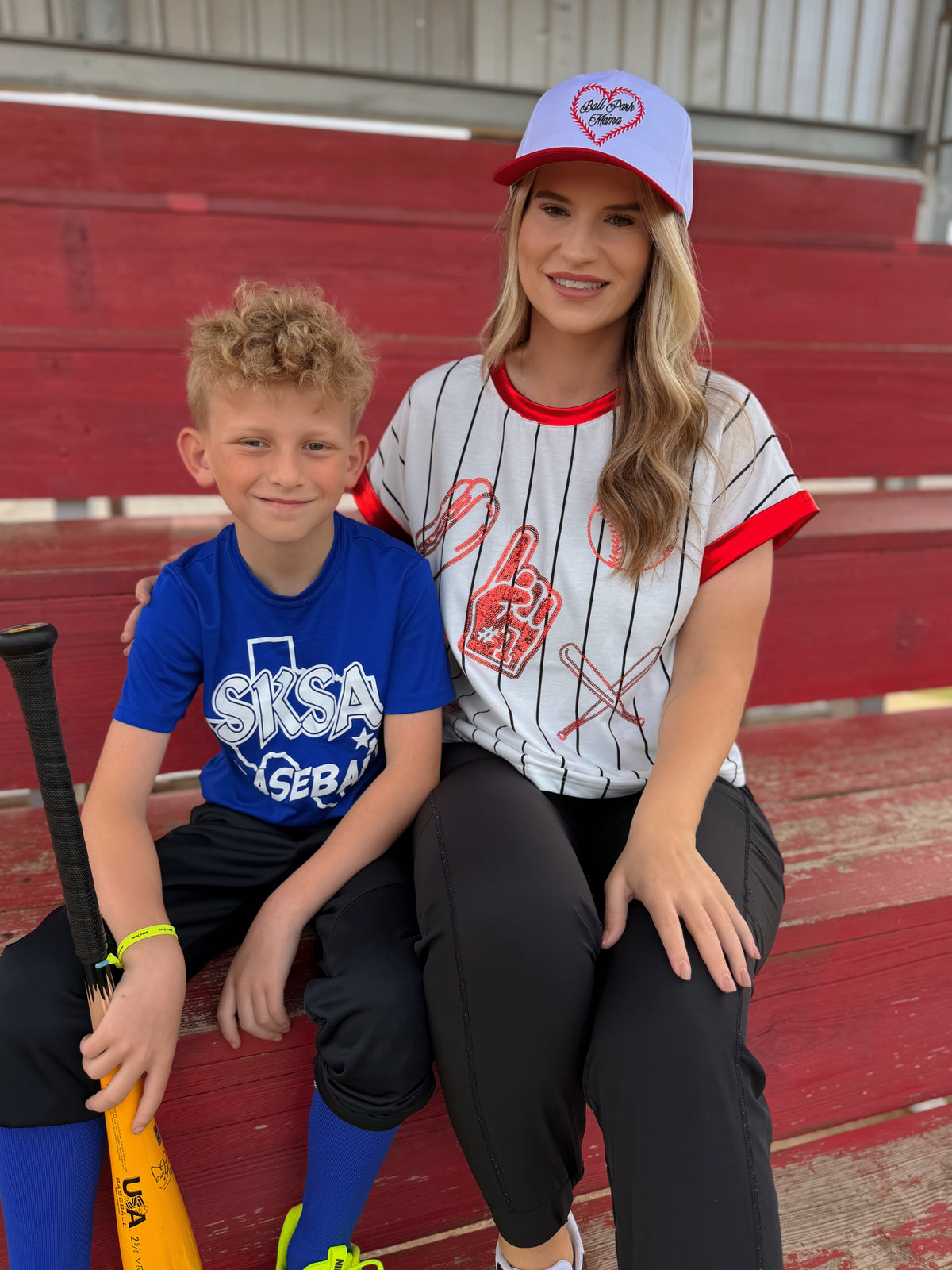 Play Ball Sequin Tee