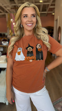 Trick or Treat Retriever Graphic Tee 🎃🐾