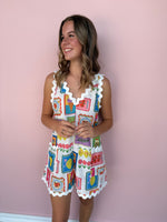 Sun-Kissed Citrus Romper 🍋🌺