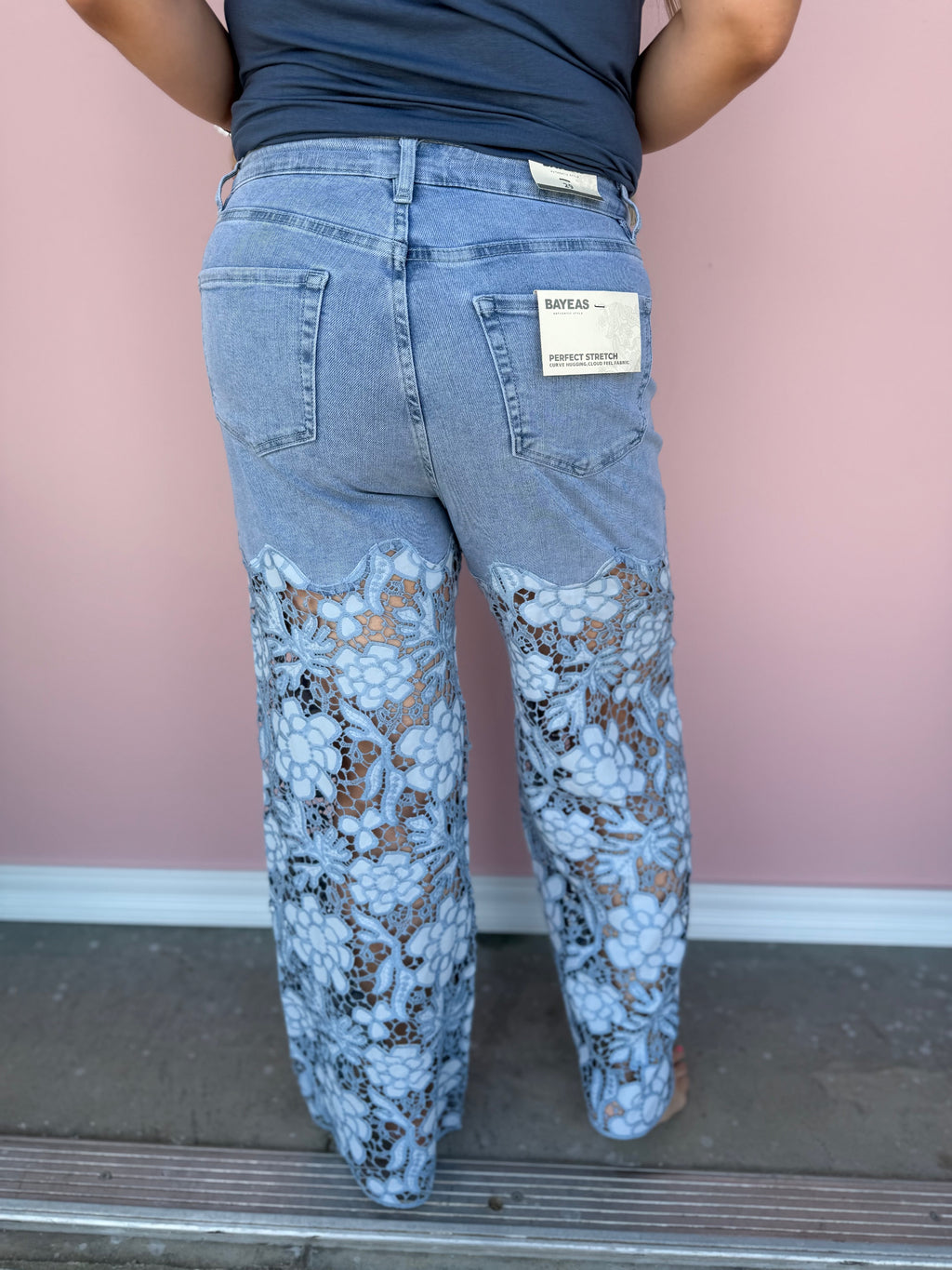 The Daydream Denim Lace Pants