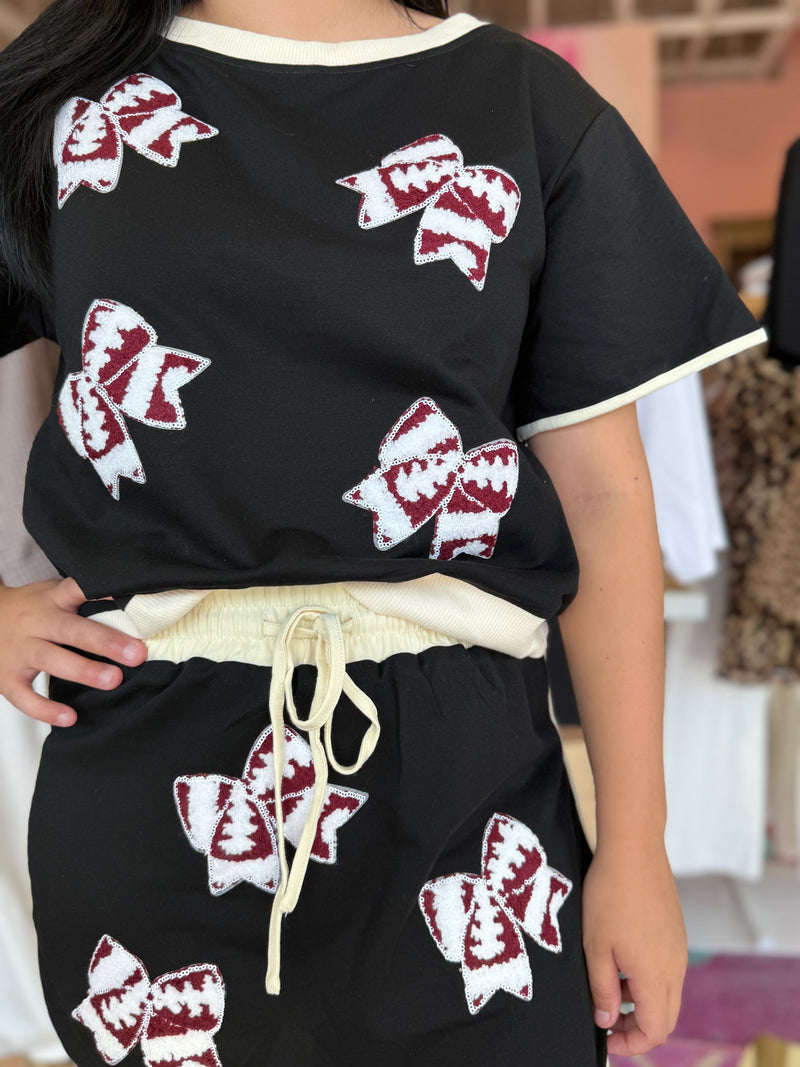 Sequin Football Set