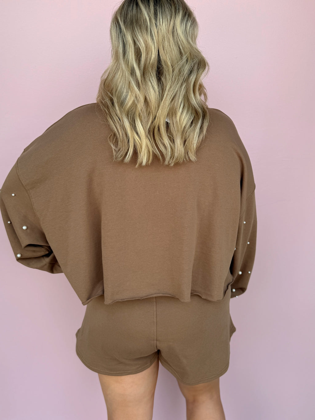 Pearl Essence Lounge Set in Mocha