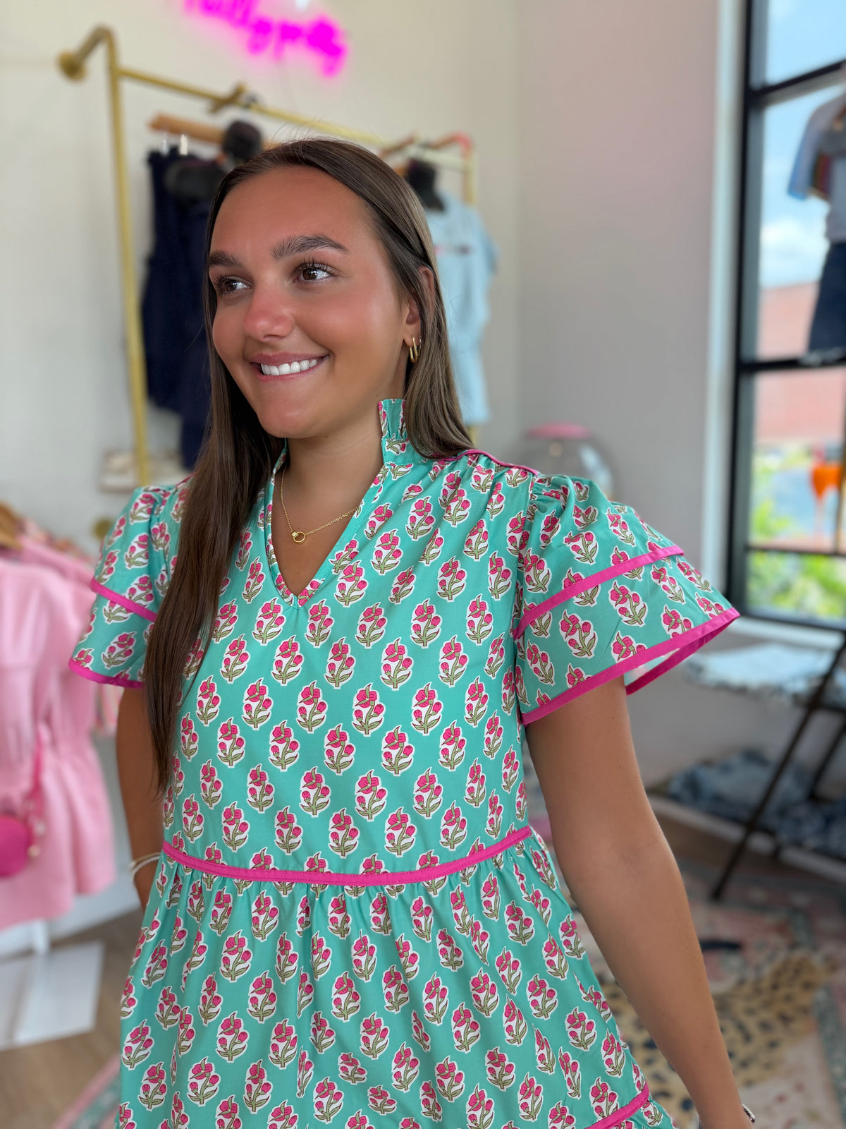 Petals & Poolside Dress