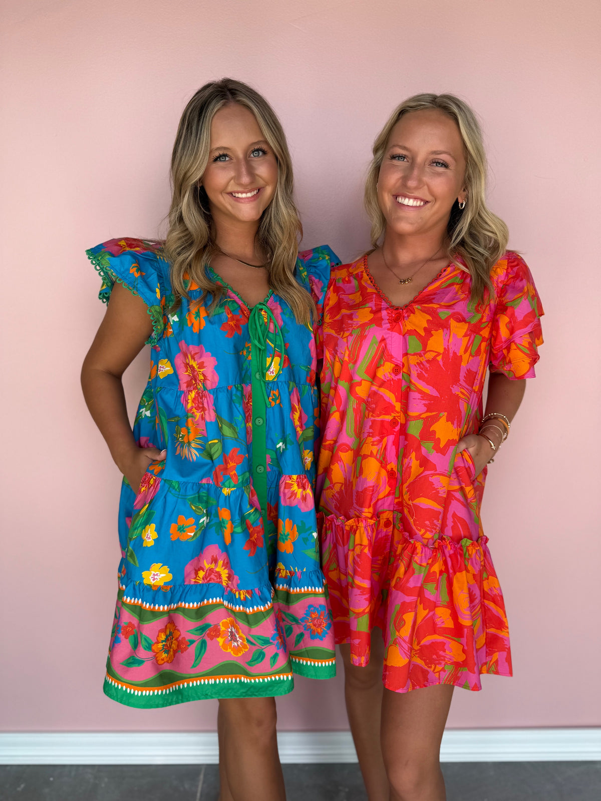 Katie Ruffled Sleeve Dress