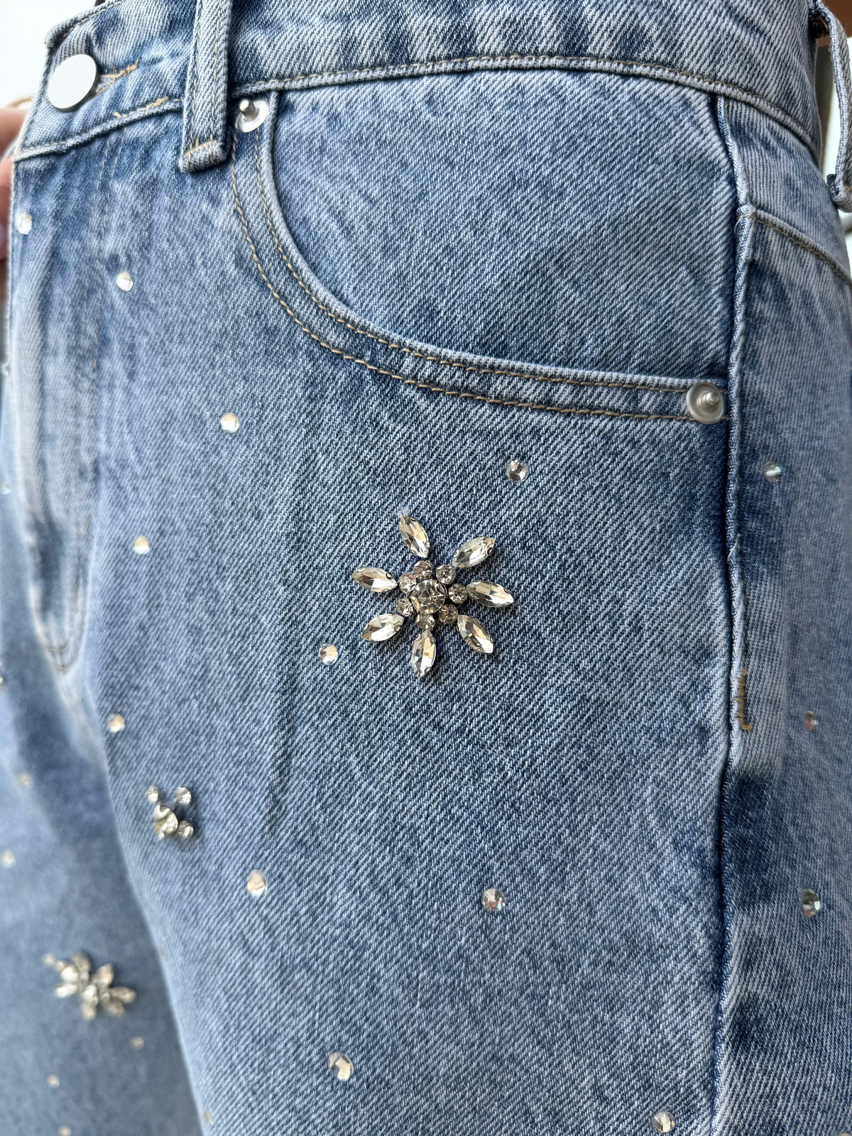 Dust & Diamonds Barrel Jeans