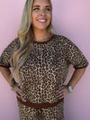 Mocha Mirage Leopard Knit Set