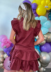 Maroon Out Star Dress