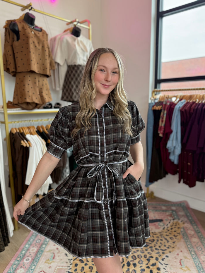 Charlotte Plaid Dress