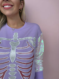 The Spooky Sparkle Skeleton Tee