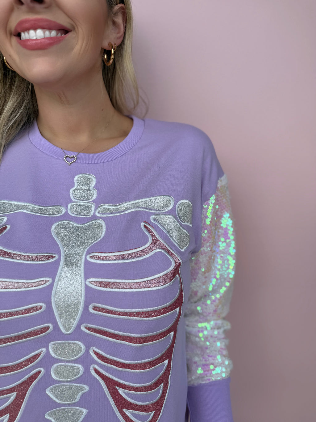 The Spooky Sparkle Skeleton Tee