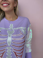 The Spooky Sparkle Skeleton Tee