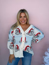 Santa Baby Checkered Cardigan