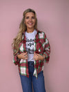 Fireside Flurries Plaid Shacket