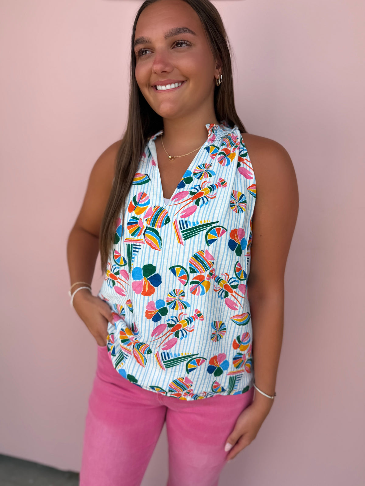 Palm & Parade Top
