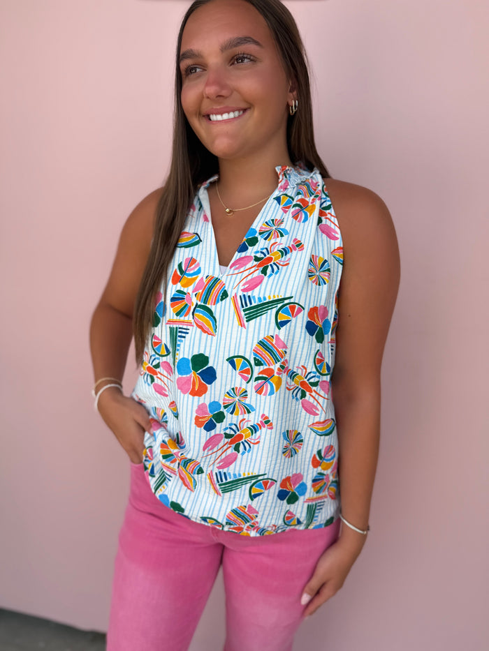 Palm & Parade Top