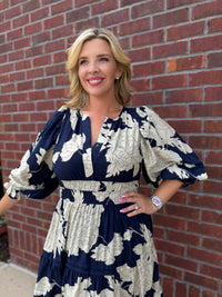 Sunday in Savannah Floral Midi Dress