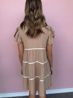 Portwood Tiered Button Dress