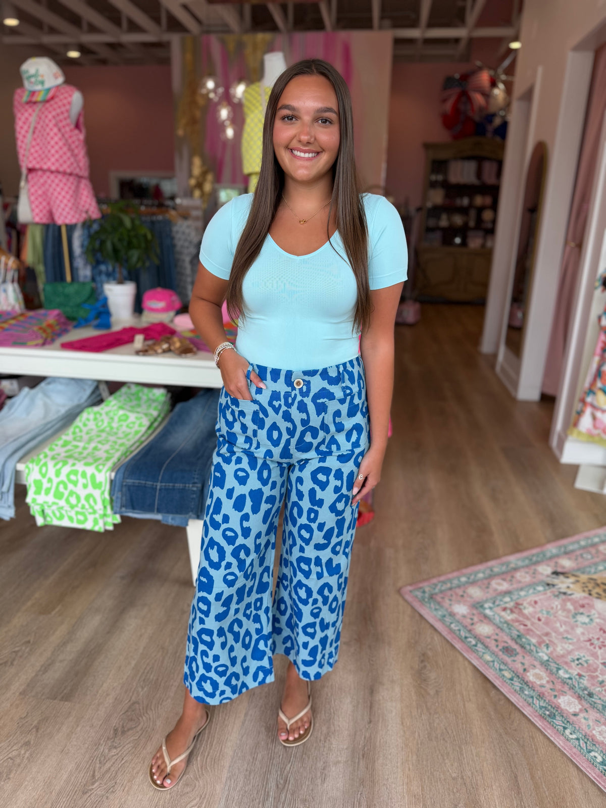 Colette Cropped Wide-Leg Pants