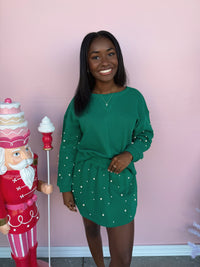 Pearl Essence Lounge Set in Green